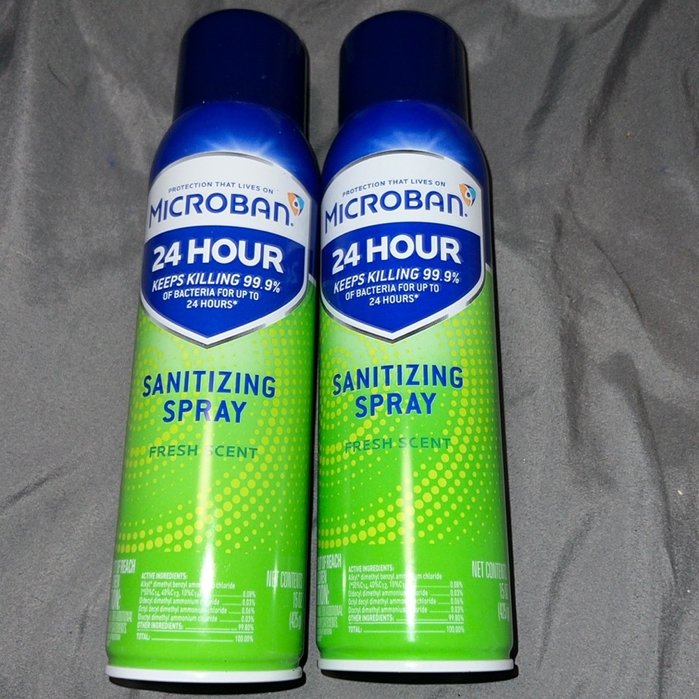 Microban Fresh Scent  Disinfectant Sanitizing Spray